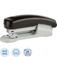 Степлер Attache Effect (№24/6-26/6)  до 25л, пластик, черный