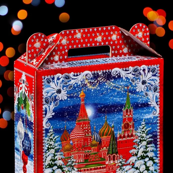 Подарочная коробка Подарочная коробка "Кремль" 16,8 х 7 х 25 см