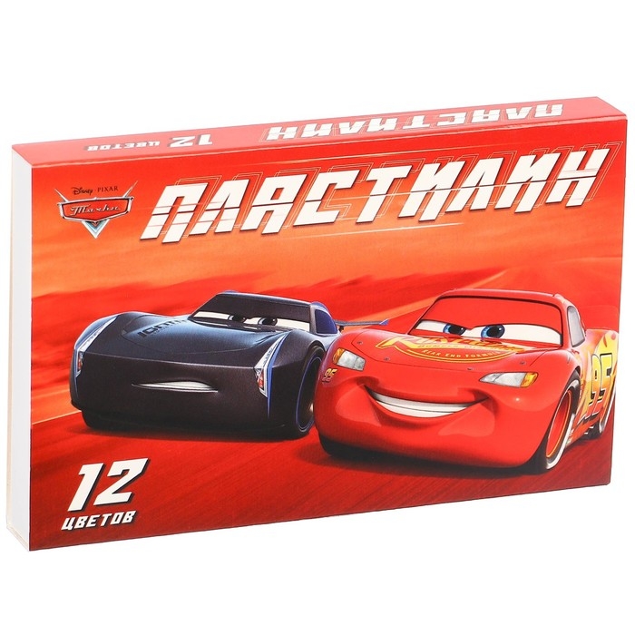 Пластилин 12 цветов 180 г «Чемпион», Тачки Пластилин 12 цветов 180 г «Чемпион», Тачки