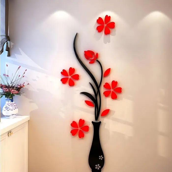 Наклейка интерьерная TAKE IT EASY &laquo;Цветы&raquo;, декор на стену, панно 150&times;58 см