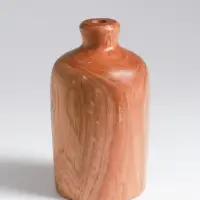Ваза для сухоцветов &laquo;Элегия&raquo;, 8&times;8&times;13 см, дерево джати, коричневая