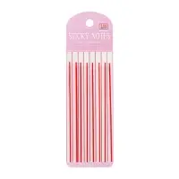 Блок-закладка с липким краем, розовый, 8 блоков по 20 штук, 140&times;6 мм