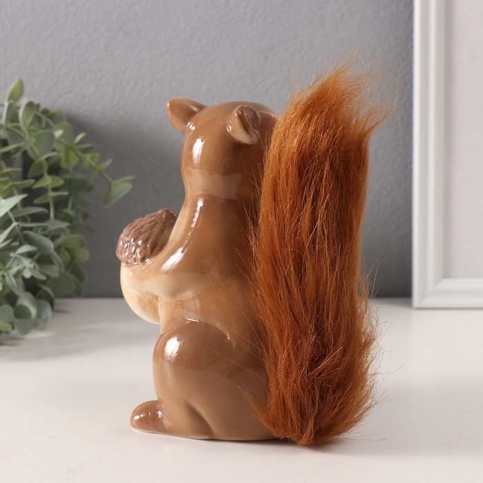 Копилка керамика  Копилка керамика "Белочка с жёлудем" 9х13х15,5 см