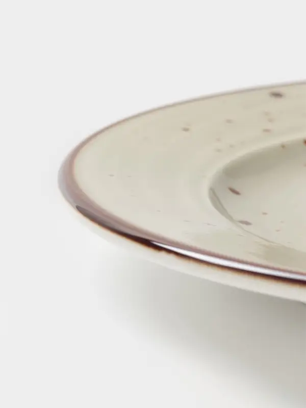 Тарелка Magistro Mediterana, d=21 см, фарфор, бежевая