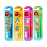 Зубная щётка Splat Juicy Lab для детей, магия единорога, прозрачная