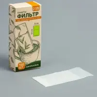 Набор фильтр-пакетов для заваривания чая, для чайника, 100 шт., 5&times;12 см
