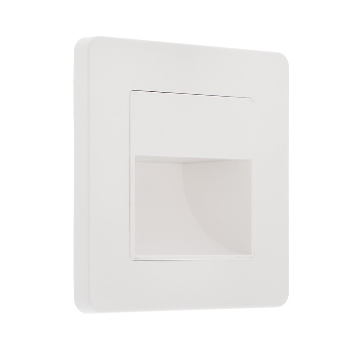 Встраиваемый светильник, для лестницы, 1,5 Вт, 60 Лм, 6500К, IP20, 220 В, белый свет