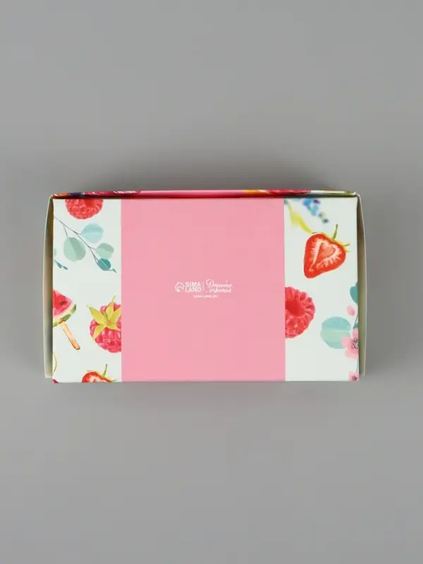 Коробка подарочная с окном &laquo;Счастье в моменте&raquo;, 20&times;12&times;4 см, самосборная