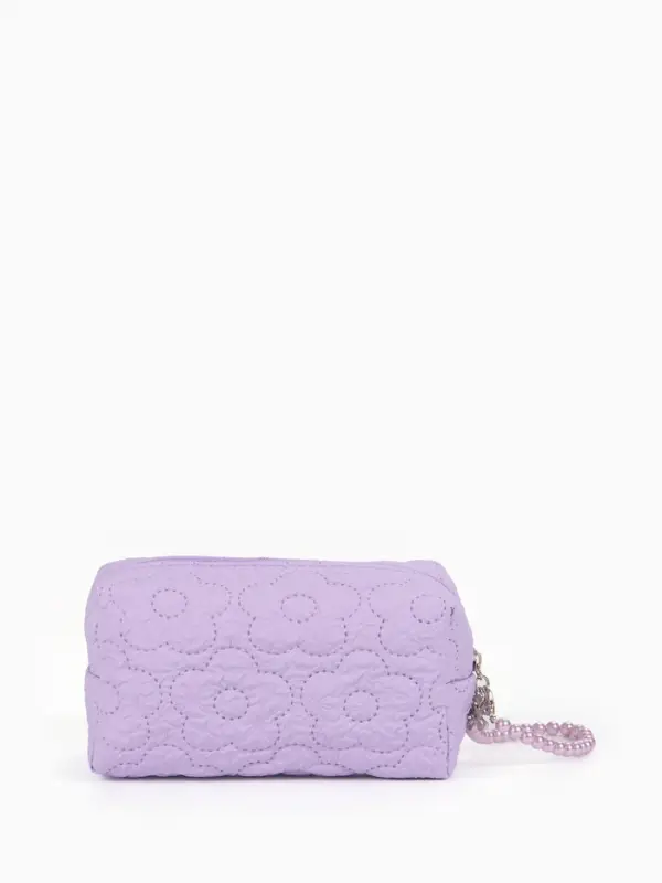 Косметичка дор Цветок 17*6*9, отд на молнии, сиреневый