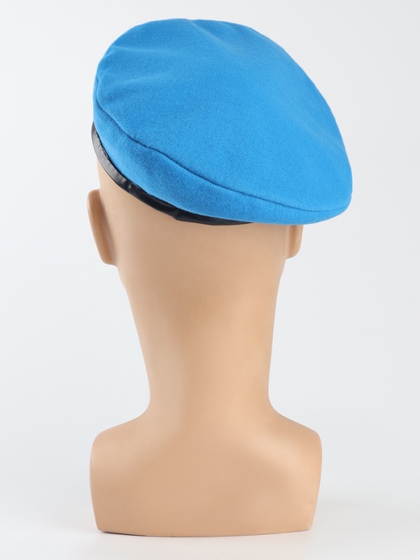 Берет военного, цвет голубой Берет военного, цвет голубой