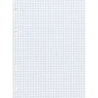 Сменный блок для тетрадей на кольцах А5, 80 листов в клетку, белый, 60 г/м&sup2;