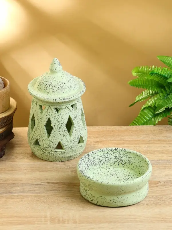 Подсвечник терракота &laquo;Фонарь&raquo;, 16&times;16&times;26 см