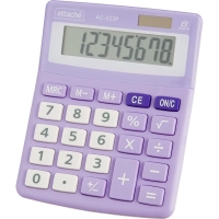 Калькулятор настольный КОМП Attache, AС-223P,8р,дв. пит, фиолет,134x107x34
