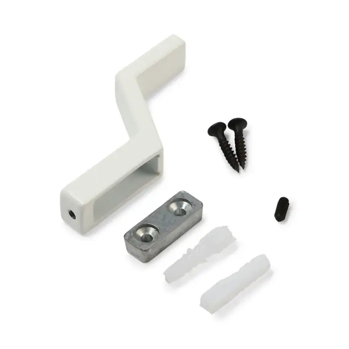 Крючок мебельный CAPPIO TRANQUILITY, однорожковый, белый