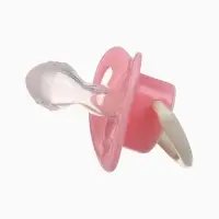 Соска-пустышка анатомическая, силикон, от 0 мес., розовая