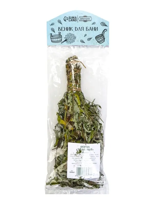 Веник для бани, мята, 45 (&plusmn; 5 см), &laquo;Добропаровъ&raquo;