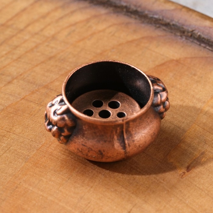 Подставка для любых благовоний  Подставка для любых благовоний "Котелок", 3 х 1,5 см