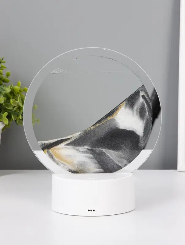 Светильник настольный СТАРТ Sands, LED, 10 Вт, USB, 16&times;16&times;20 см, 3хAA, серый