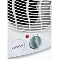 Тепловентилятор ENGY EN-514X, спиральный, настольный, 2000 Вт, 2 режима, белый