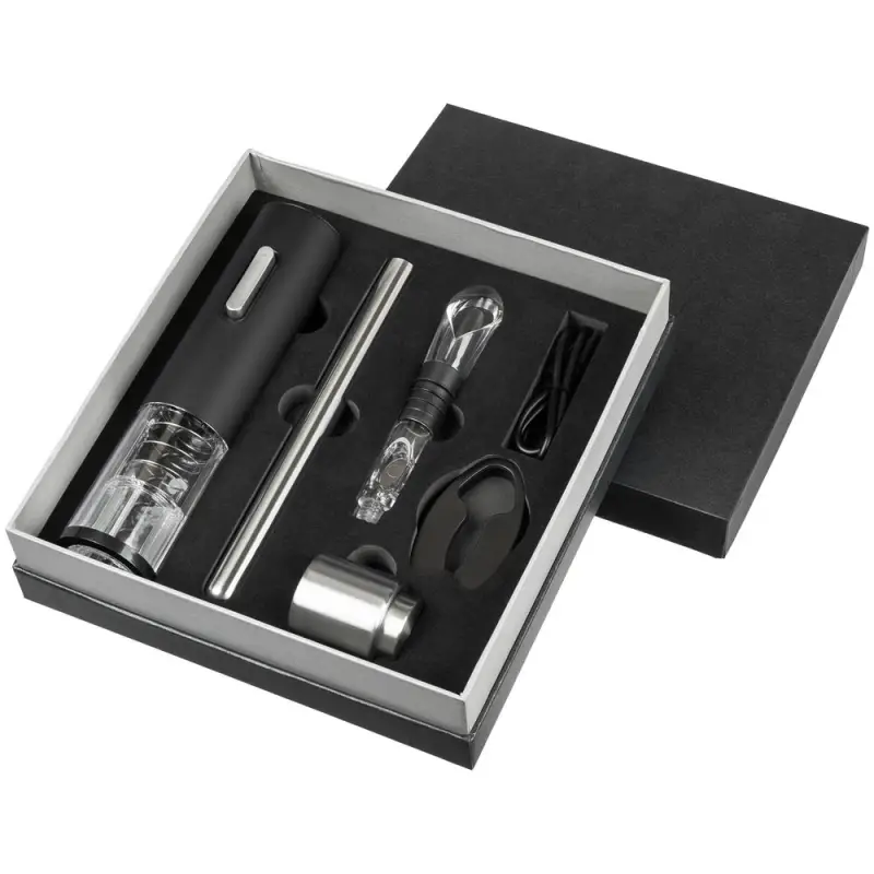 Винный набор Wine Diesel, черный Винный набор Wine Diesel, черный