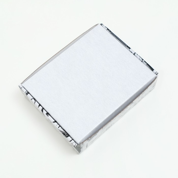 Коробка подарочная крышка-дно Коробка подарочная крышка-дно "Коллаж", без окна, 18 х 15 х 5 см