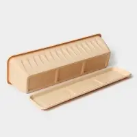 Ящик для цветов балконный &laquo;Алиция&raquo;, 60 см, с поддоном, цвет белая глина