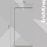 Скобы металлические №24/6, ErichKrause, для степлера 1000 шт., цветные