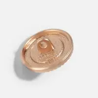 Пуговица металлическая на ножке &laquo;Сатурн&raquo;, декоративная, d=18 мм, цвет золотой