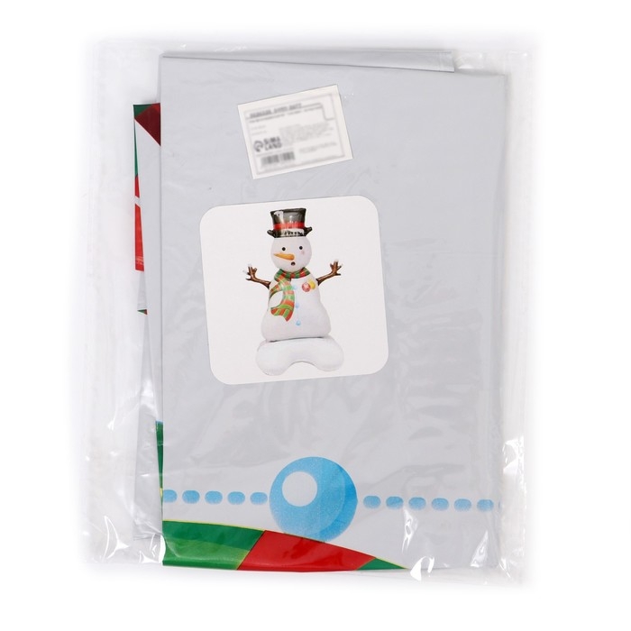 Шар фольгированный 60" &laquo;Снеговик&raquo;, на подставке