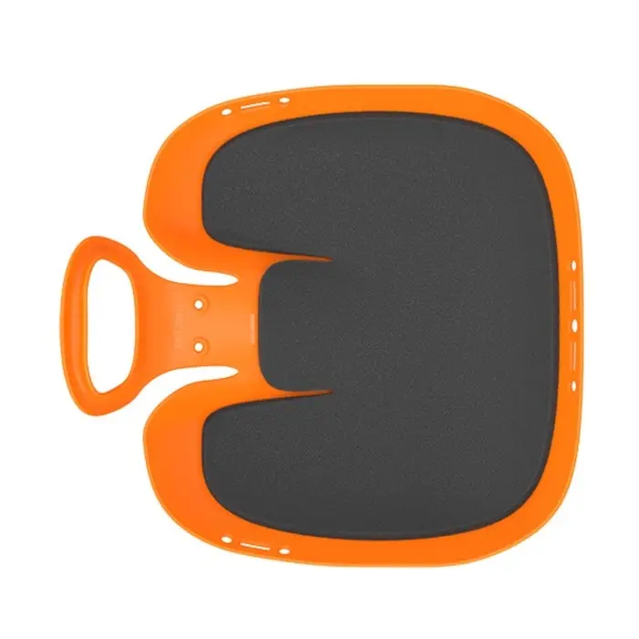 Санки-ледянки с мягкой сидушкой «Вираж», оранжевые, 39×37см Санки-ледянки с мягкой сидушкой «Вираж», оранжевые, 39×37см