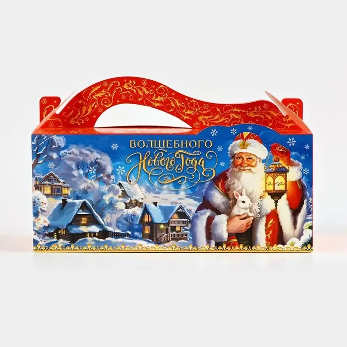 Коробка подарочная новогодняя складная «Волшебного Нового года», 23 х 10 х 10 см Коробка подарочная новогодняя складная «Волшебного Нового года», 23 х 10 х 10 см