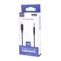 Кабель AVS AU-LJ01 Lightning/3.5 Jack TRS, 1 м (A08816S)
