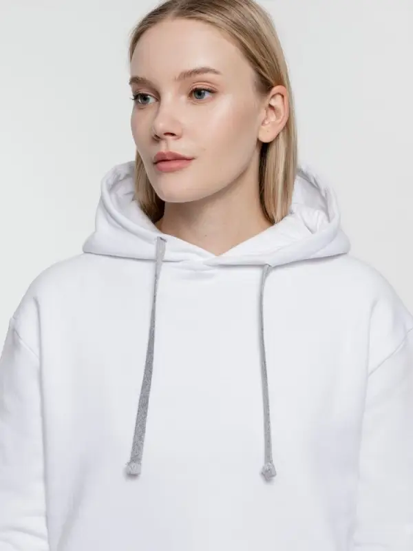 Толстовка с капюшоном Kirenga Heavy, белая (белоснежная), размер XS
