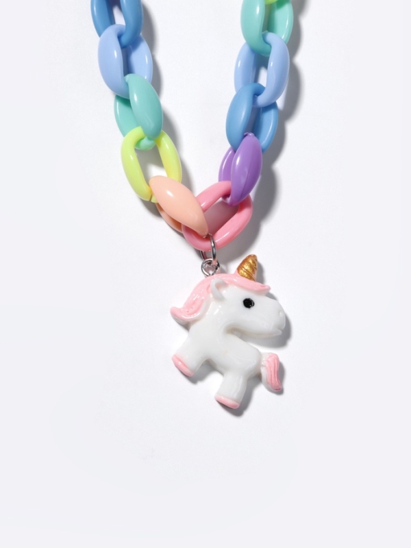 Набор Набор "Выбражулька" 6 пр.: цепочка единорог. 3 пары клипс кот, мишки, бабочки, брелок мишка 108411