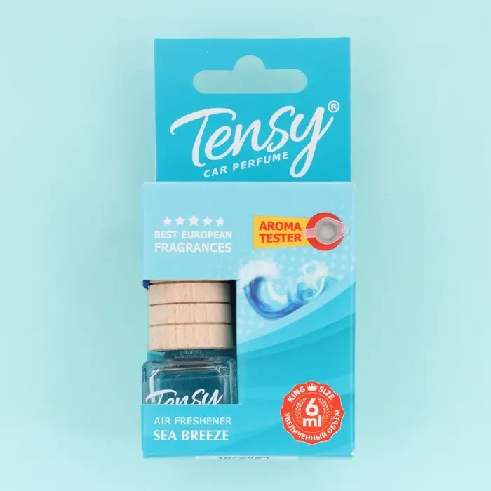 Ароматизатор в машину Tensy, морской бриз, бутылочка, 6 мл, ТВ-07 Ароматизатор в машину Tensy, морской бриз, бутылочка, 6 мл, ТВ-07