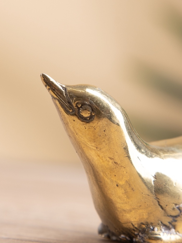 Сувенир бронза "Птичка" 9х4х10 см