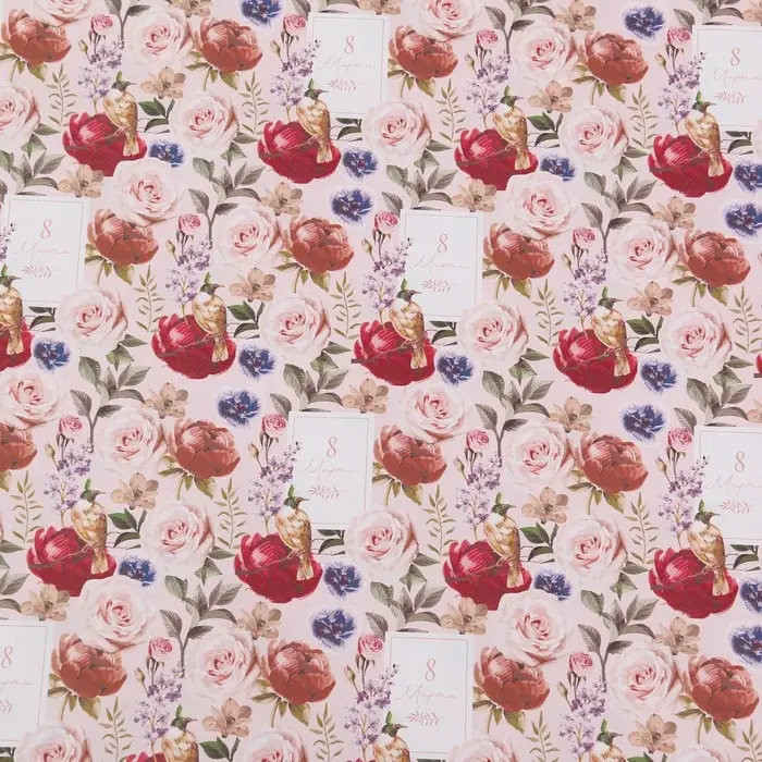 Бумага упаковочная глянцевая «Сегодня твой день! », 70×100 см