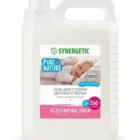 Жидкое средство для стирки Synergetic, гель, для детского белья, 5 л