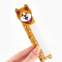Расчёска фигурная &laquo;Корги&raquo;, 14.7&times;3.8 (&plusmn;1) см