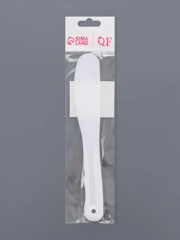 Шпатель для депиляции, 18.5 см, белый