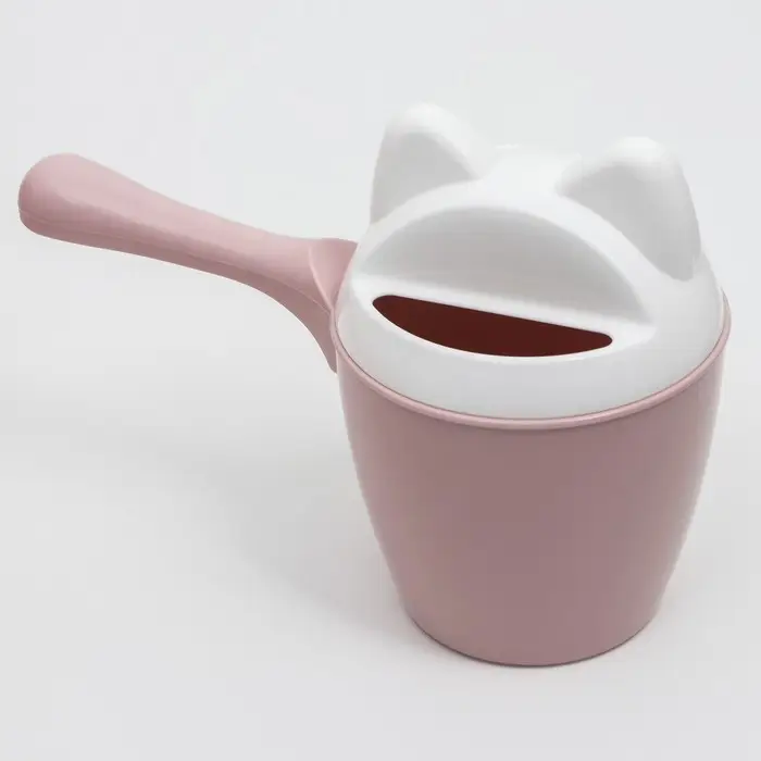 Набор для купания детский, ванна 86 см, горка, ковш-лейка, розовый