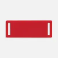 Лейбл из ПВХ Kova, красный