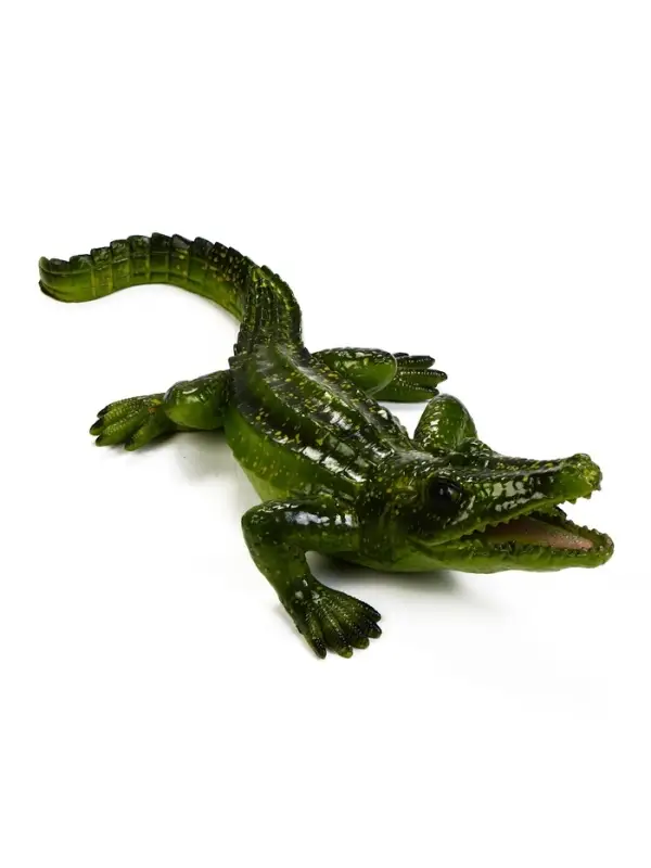 Садовая фигура из полистоуна &laquo;Крокодил&raquo;, 35&times;15&times;7 см, Greengo