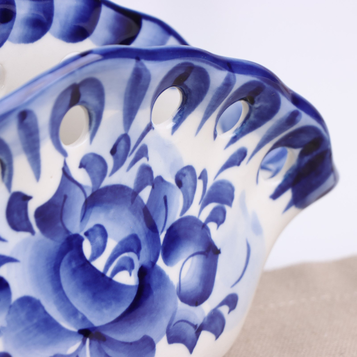 Салфетница «Ракушка», гжель Салфетница «Ракушка», гжель