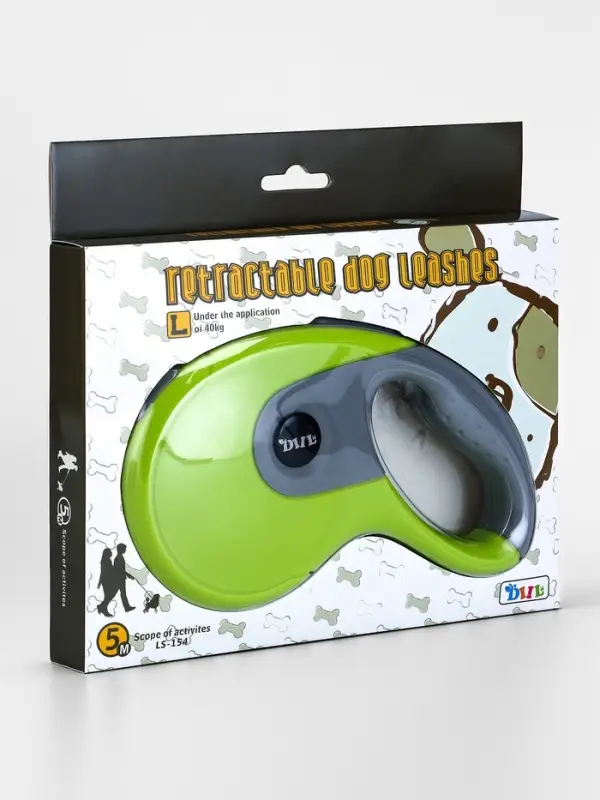 Рулетка DIIL, 5 м, до 40 кг, лента, прорезиненная ручка, зелёная