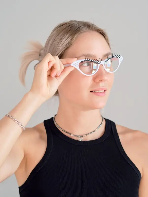 Карнавальные очки "Ресницы"