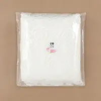 Кружевная эластичная ткань &laquo;Павлин&raquo;, 180 мм, 23&plusmn;1 м, белая