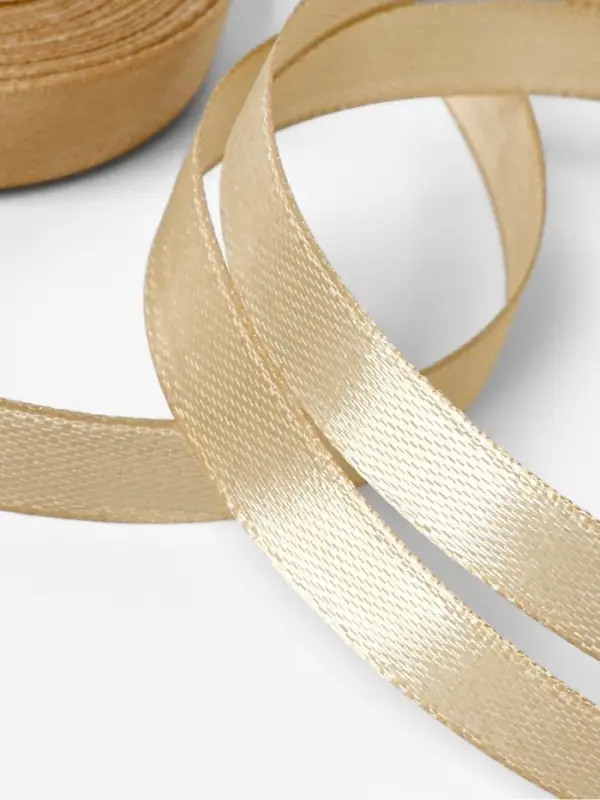 Лента атласная, 10 мм, 23±1 м, тёмно-бежевая №123 Лента атласная, 10 мм, 23±1 м, тёмно-бежевая №123