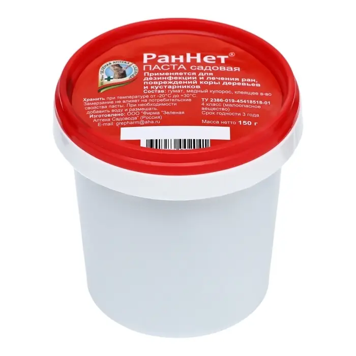 Паста для заживления повреждений садовых деревьев РанНет 150 г