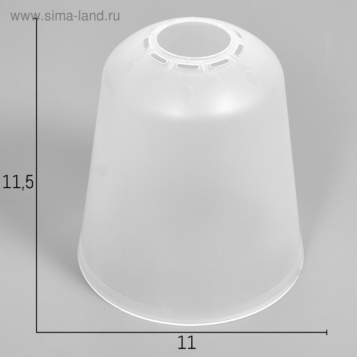 Плафон универсальный Плафон универсальный "Цилиндр" Е14/Е27 прозрачный 11х11х12см